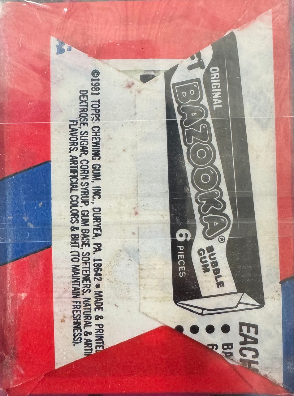 1981/82 Topps Hockey Wax Pack