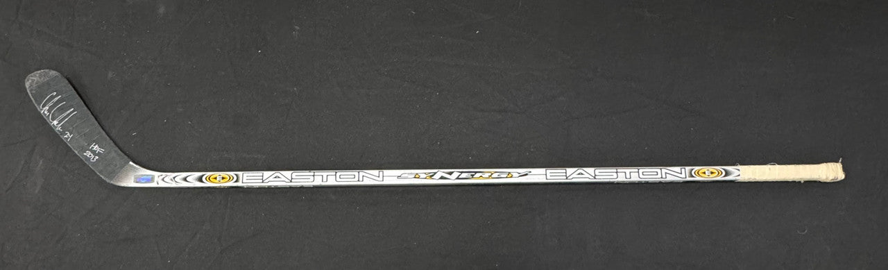 Chris Chelios Signed Autographed Game Used Hockey Stick Beckett Hockeytown
