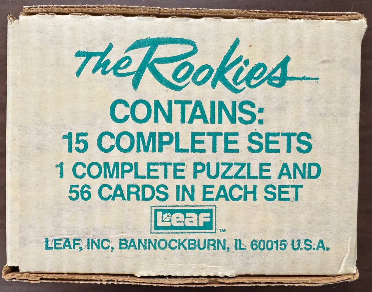 1986 Donruss Baseball The Rookies 15 Set Box Unopened All Sealed Sets
