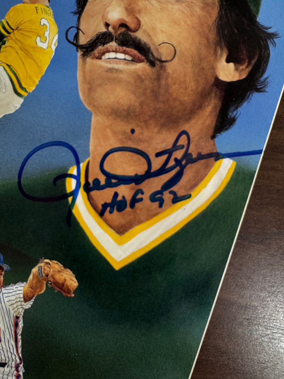 Tom Seaver + Rollie Fingers Signed Autographed Legends Sports Magazine JSA