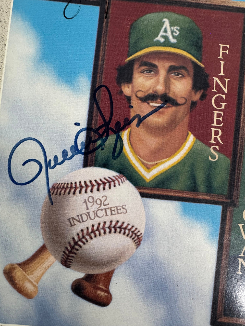 Rollie Fingers + Tom Seaver Signed Autographed 1992 HoF Museum Yearbook JSA
