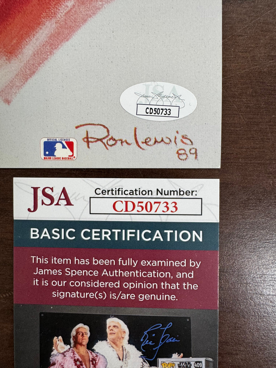 Pete Rose Signed Autographed Ron Lewis 8x10 Artwork #8 /5000 JSA Certified