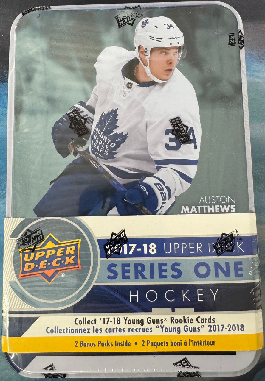 2017/18 Upper Deck Hockey Series 1 Tin Factory Sealed