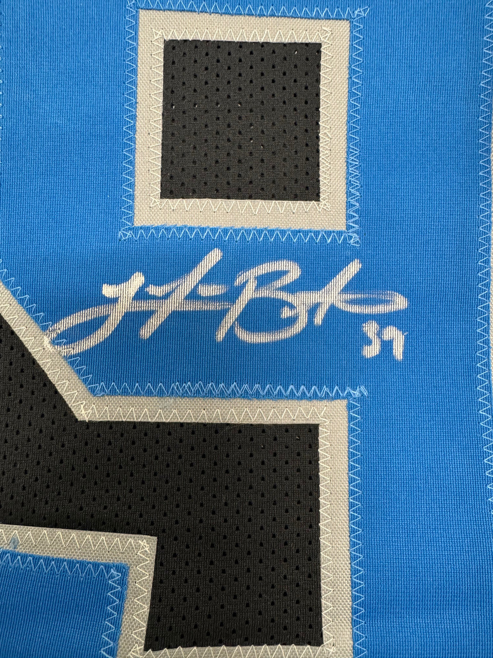 Jake Bates Signed Autographed Custom Black Jersey JSA Cert