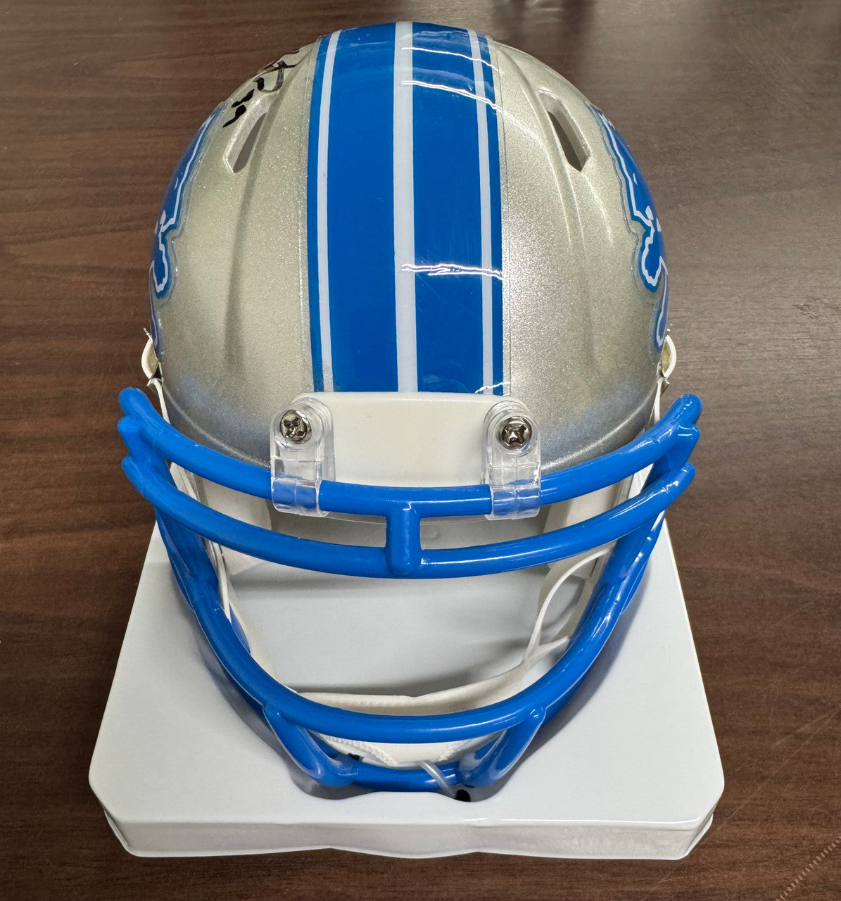 Jake Bates Signed Autographed Riddell Mini Helmet Detroit Lions JSA