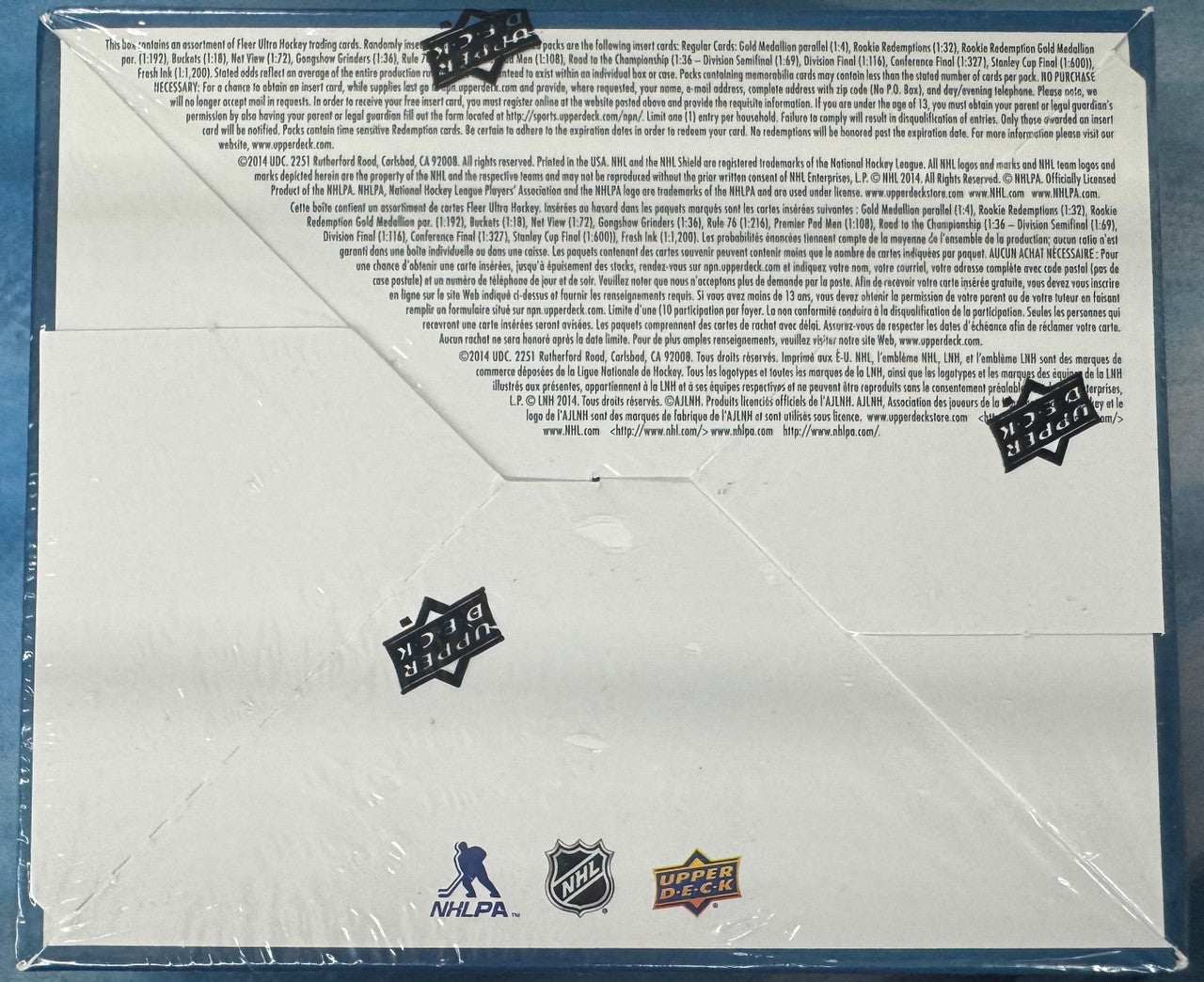 2014/15 Upper Deck Fleer Ultra Hockey Retail Box Factory Sealed