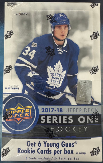 2017/18 Upper Deck Hockey Series 1 Hobby Box Factory Sealed