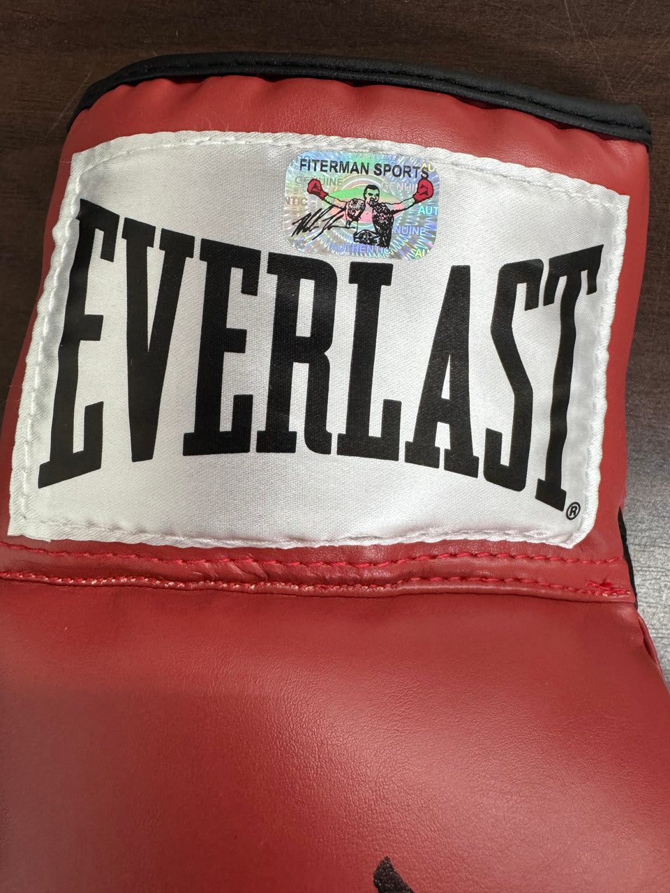 Mike Tyson Signed Autographed Boxing Glove Red Fiterman