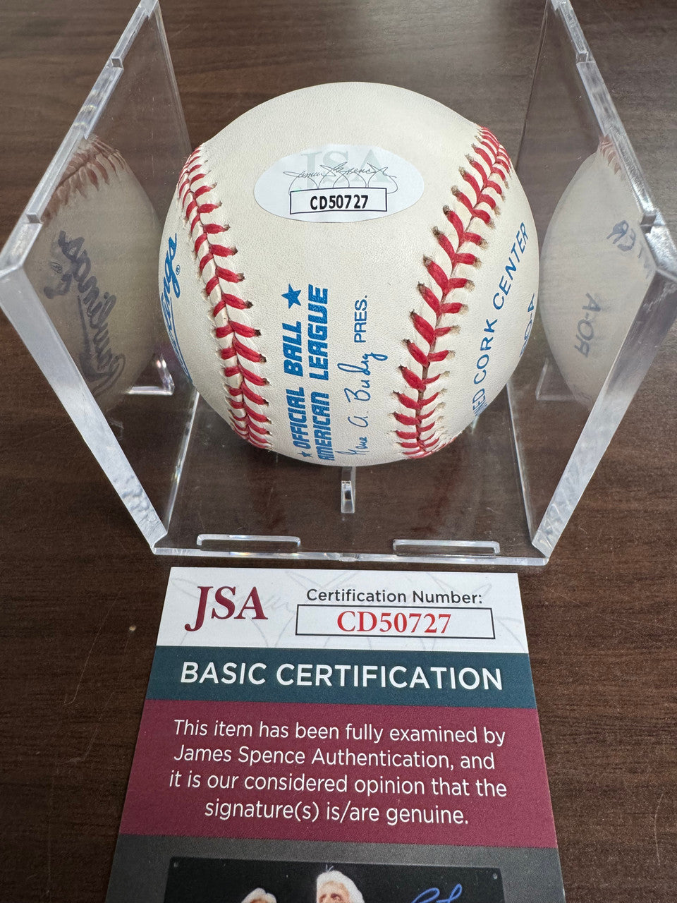 Gaylord Perry Signed Autographed Rawlings OAL Baseball JSA