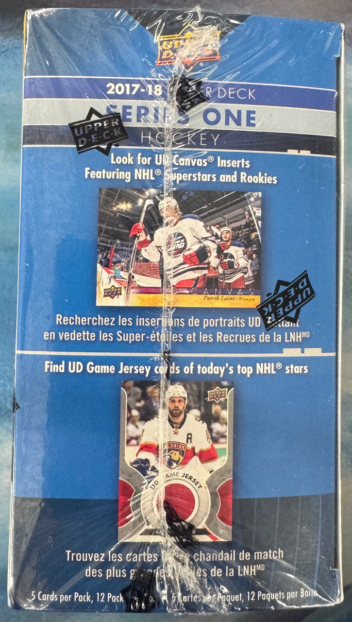 2017/18 Upper Deck Hockey Series 1 Blaster Box Factory Sealed