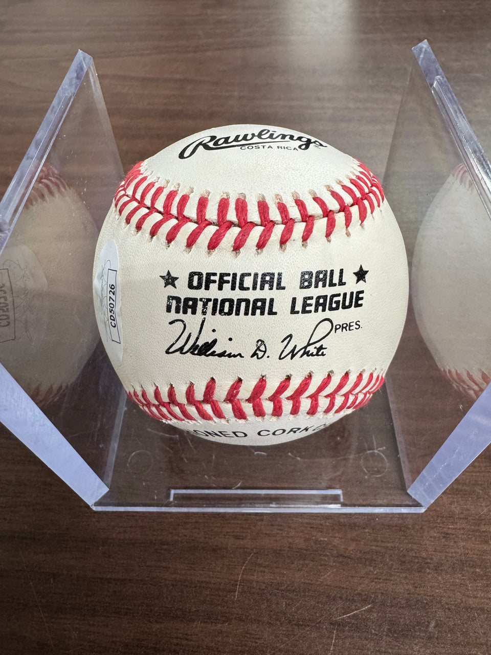 Pete Rose Signed Autographed Rawlings ONL Baseball JSA "B"