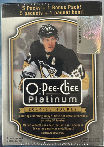 2014/15 O-Pee-Chee Platinum Hockey Blaster Box Factory Sealed