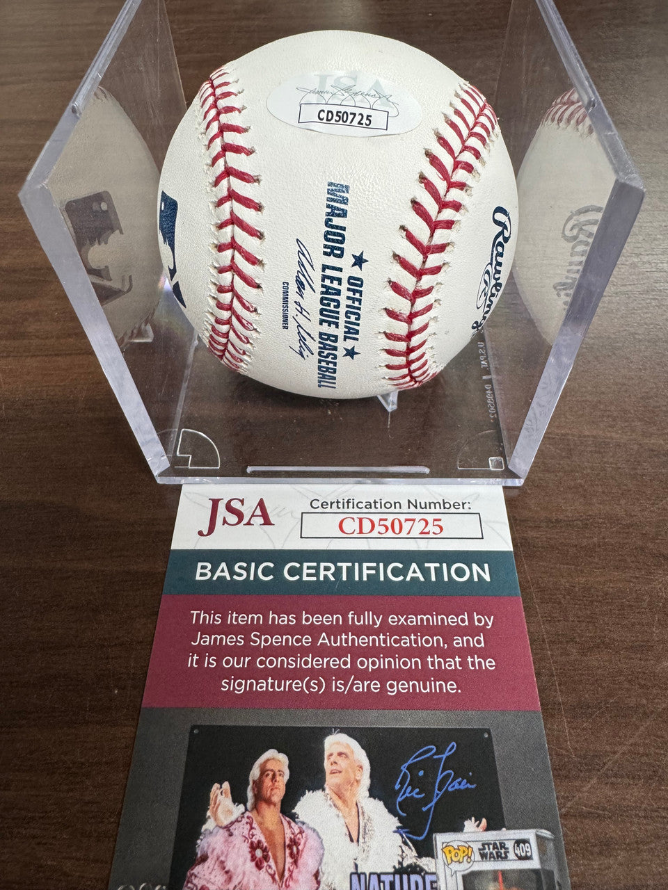 Joe Morgan Signed Autographed Rawlings OML Baseball JSA
