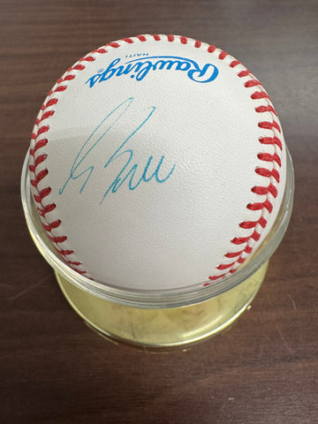 George Bell Signed Autographed Rawlings OAL Baseball JSA
