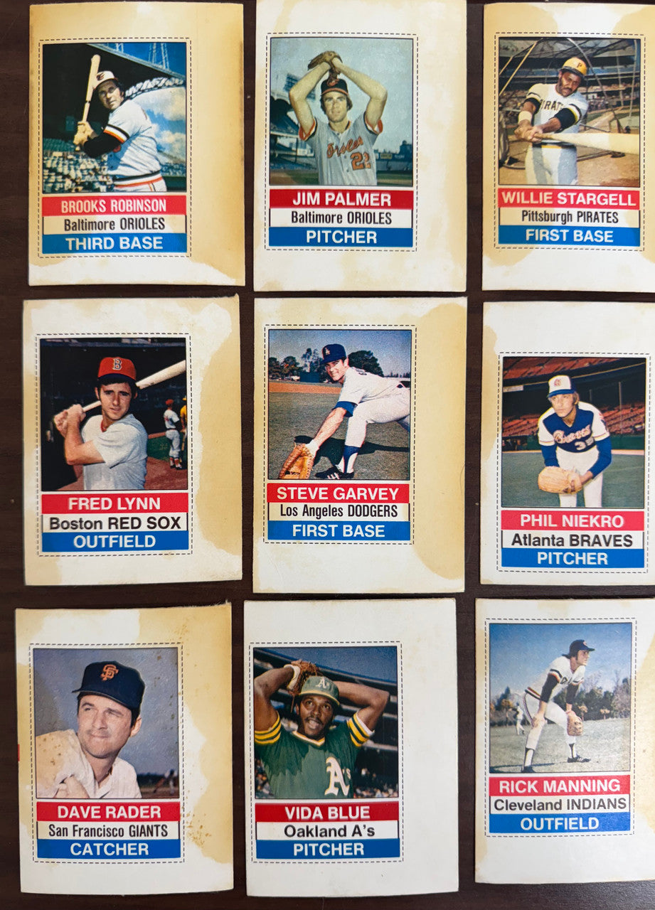 1976 Hostess Baseball Cards Lot of 17 Low Grade