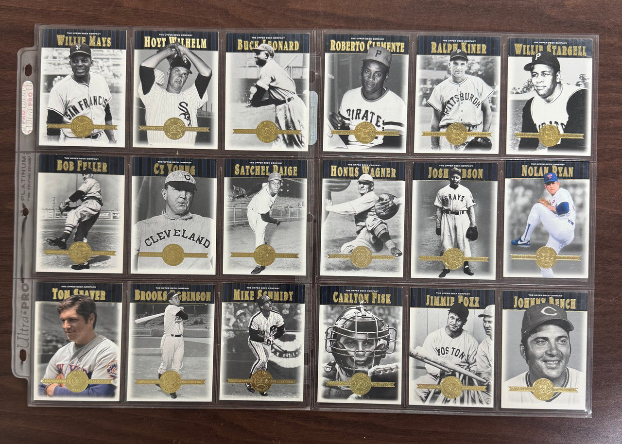 2001 Upper Deck Cooperstown Collection Complete Set (90) NM/MT