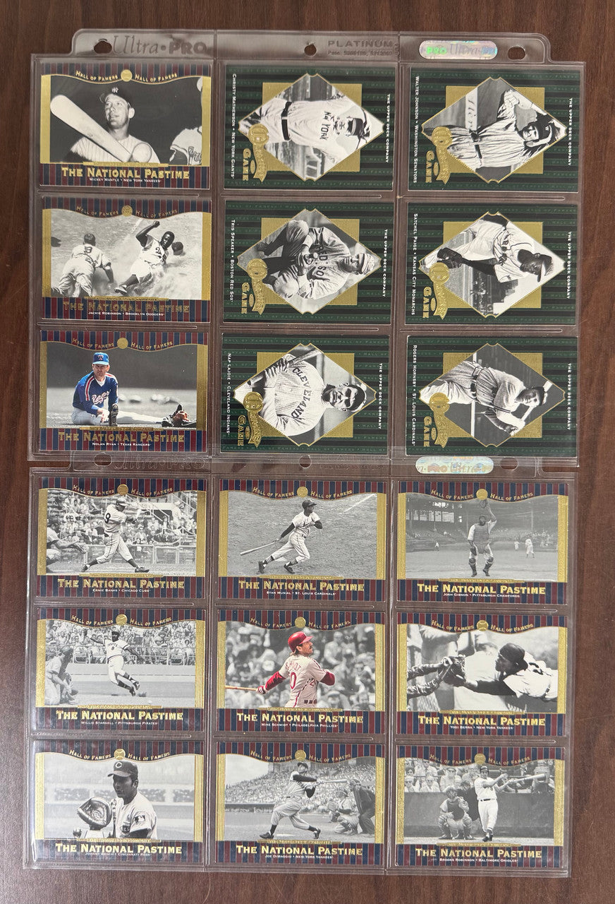 2001 Upper Deck Cooperstown Collection Complete Set (90) NM/MT