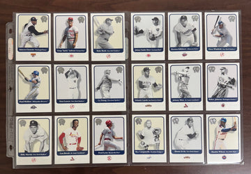 2001 Fleer Baseball Greats Of The Game Complete Set (137) NM/MT