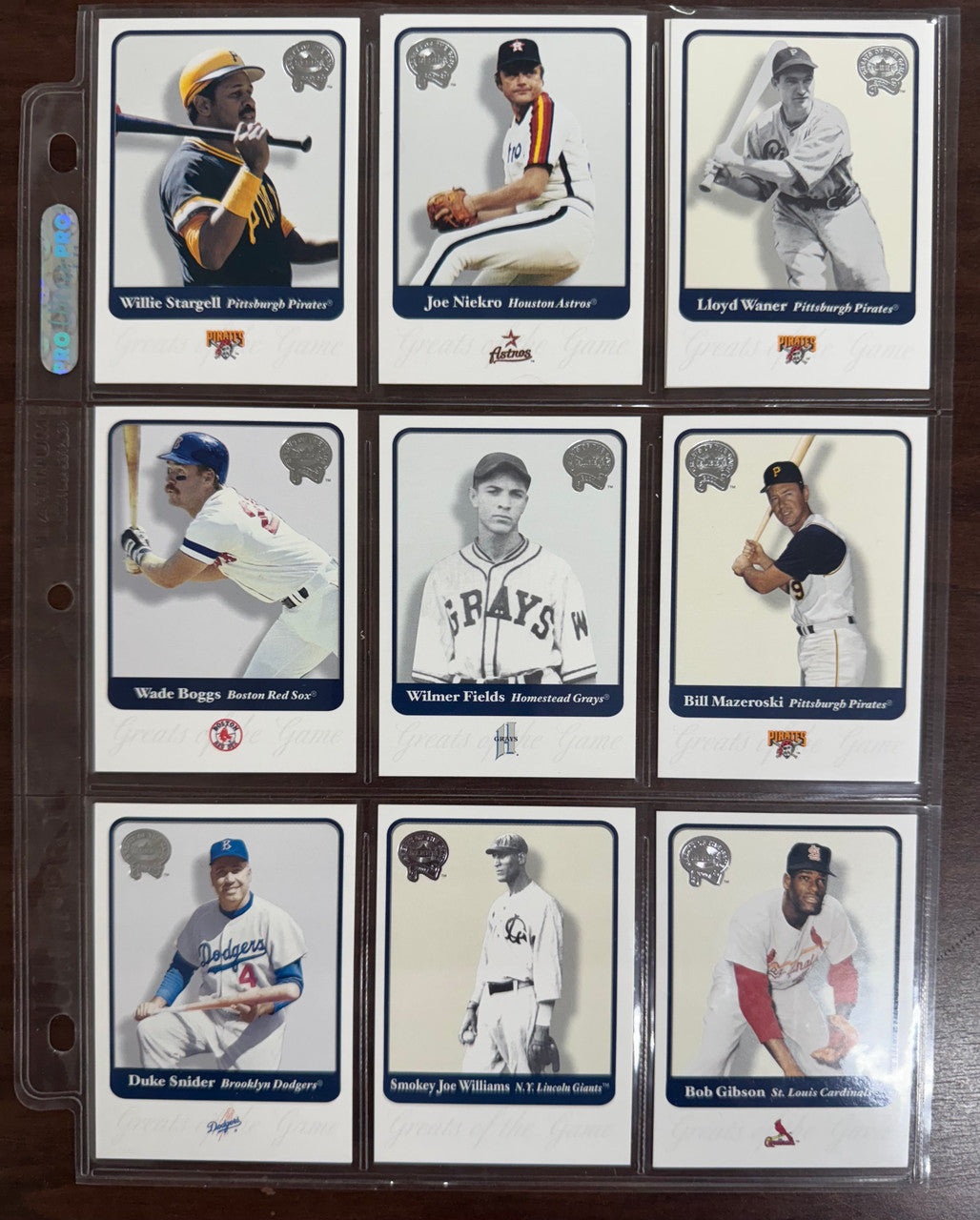 2001 Fleer Baseball Greats Of The Game Complete Set (137) NM/MT