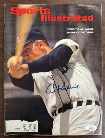Al Kaline Signed Autographed Sports Illustrated Magazine May 1964 JSA