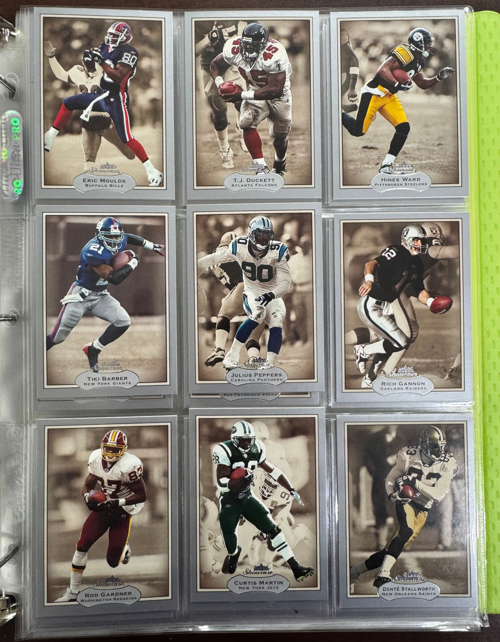 2003 Fleer Showcase Football Complete Base Set (90)