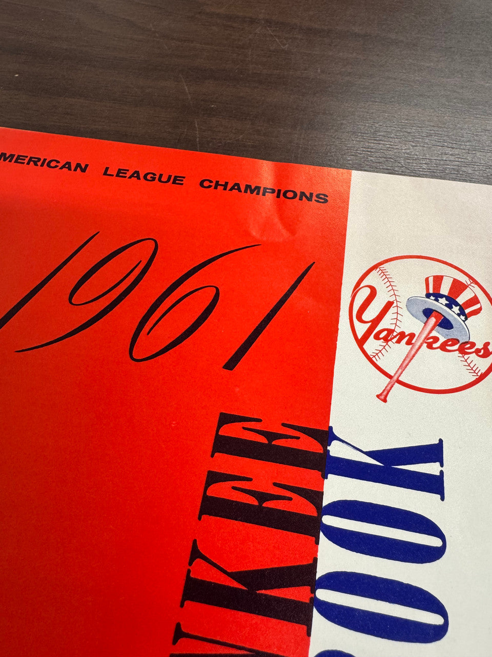 1961 New York Yankees Yearbook Revised Edition EX/MT