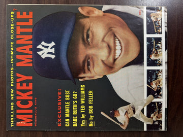 1957 Si-New Publishing Mickey Mantle Baseball's King Magazine EX/MT