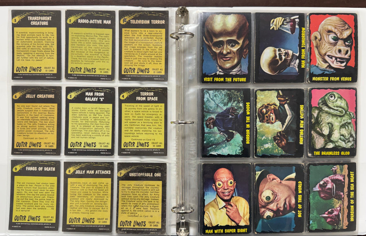 1964 Topps Monsters from Outer Limits Complete Card Set (50/50)