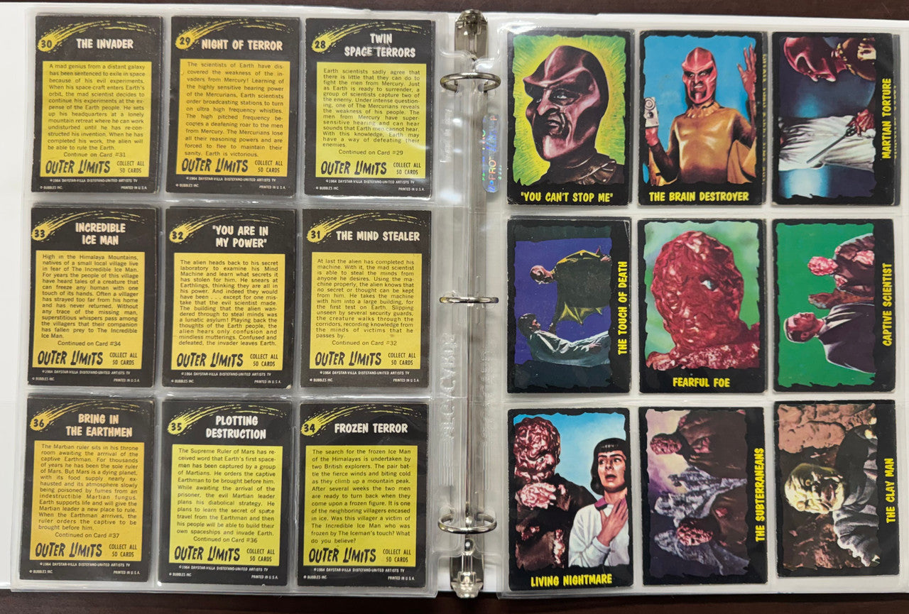 1964 Topps Monsters from Outer Limits Complete Card Set (50/50)