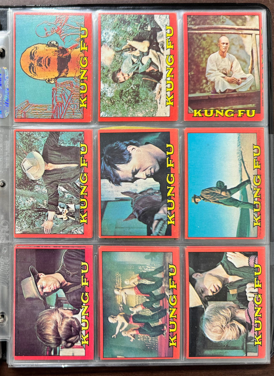 1973 Topps Kung-Fu Complete Card Set (60/60) W/ Wrapper