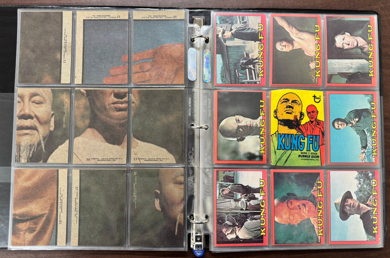 1973 Topps Kung-Fu Complete Card Set (60/60) W/ Wrapper