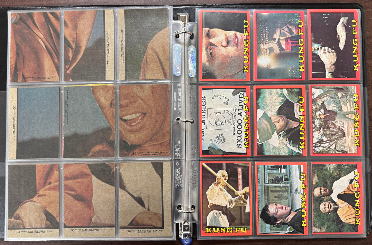 1973 Topps Kung-Fu Complete Card Set (60/60) W/ Wrapper