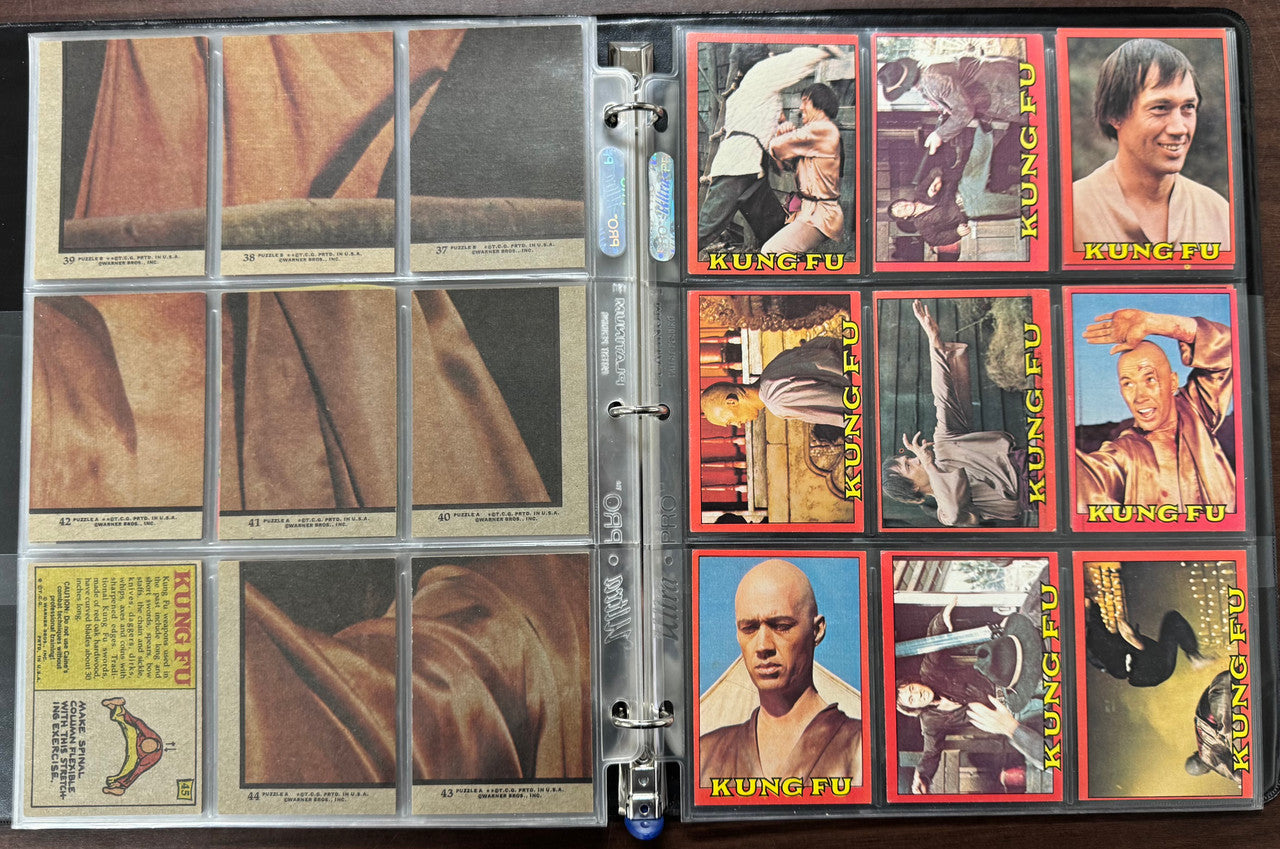 1973 Topps Kung-Fu Complete Card Set (60/60) W/ Wrapper