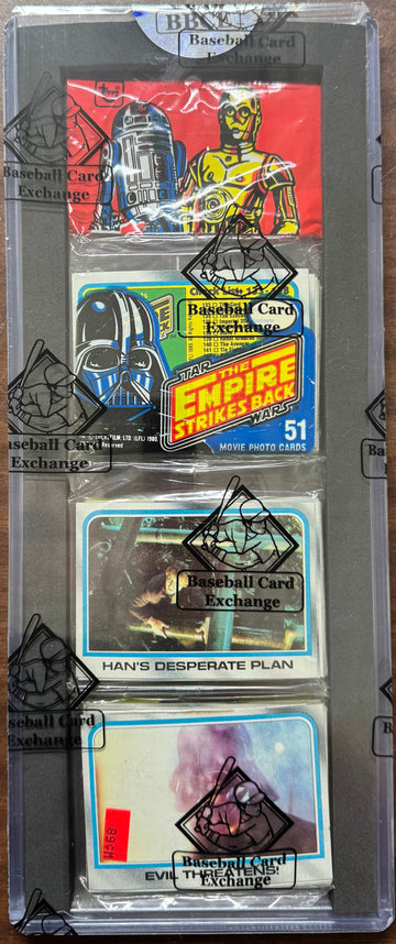 1980 Topps Star Wars Empire Strikes Back Series 2 Rack Pack BBCE Wrapped