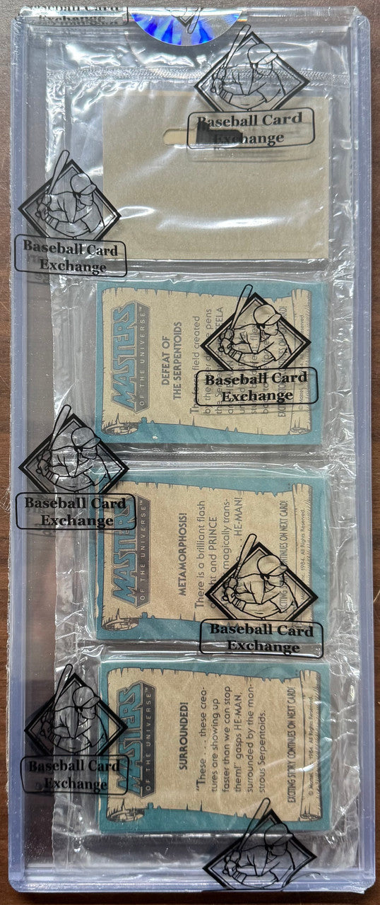 1984 Topps He-Man And The Masters Of The Universe Rack Pack BBCE Wrapped