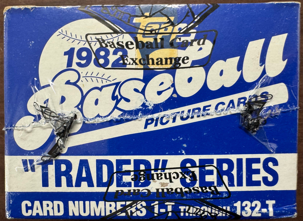 1982 Topps Traded Baseball Set BBCE Wrapped and Sealed