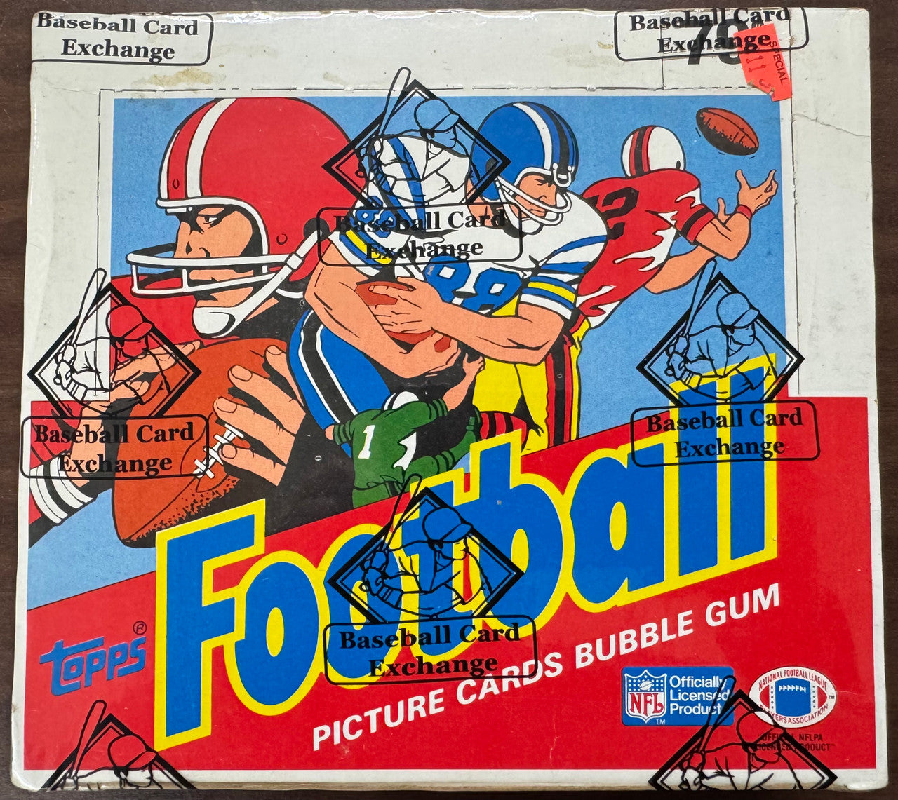 1988 Topps Football Cello Box BBCE Wrapped and Sealed Clean Non-X-Out