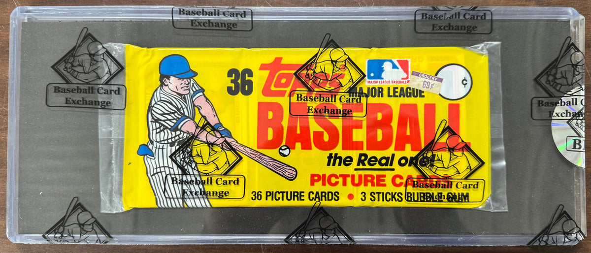 1982 Topps Baseball Grocery Rack Pack BBCE Wrapped and Sealed ...