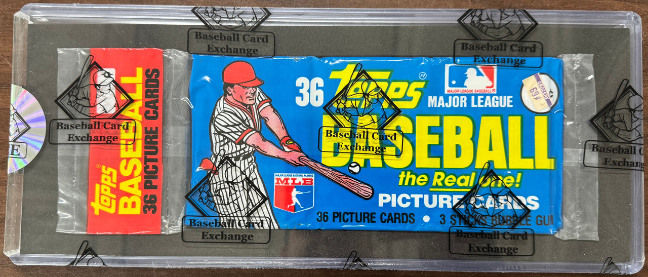 1981 Topps Baseball Grocery Rack Pack BBCE Wrapped and Sealed