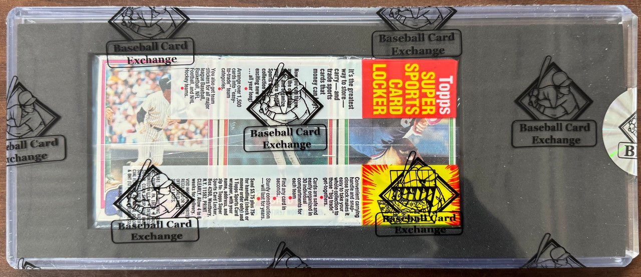 1981 Topps Baseball Grocery Rack Pack BBCE Wrapped and Sealed