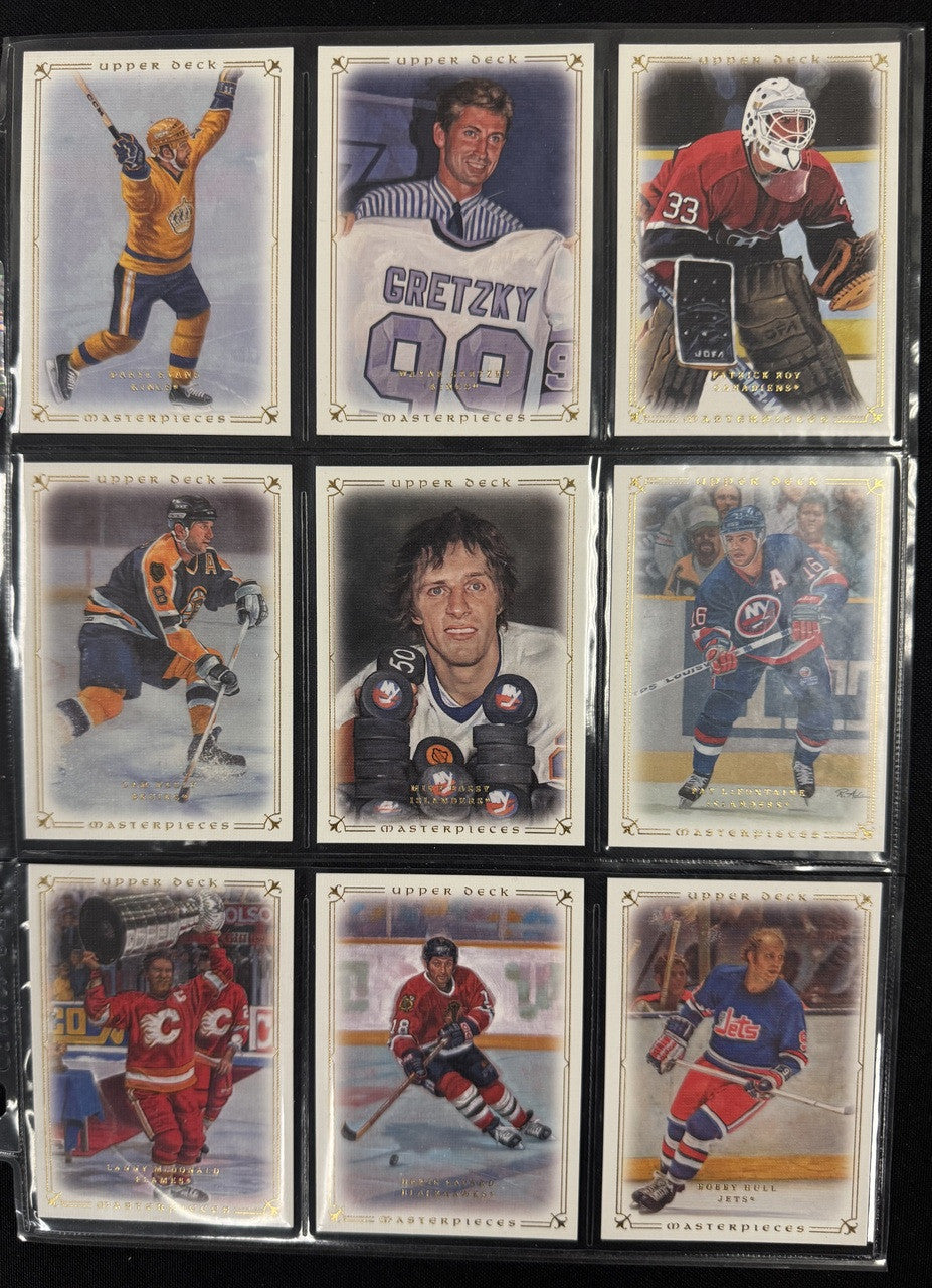 2008/09 Upper Deck Masterpieces Hockey Complete Set (87) NM