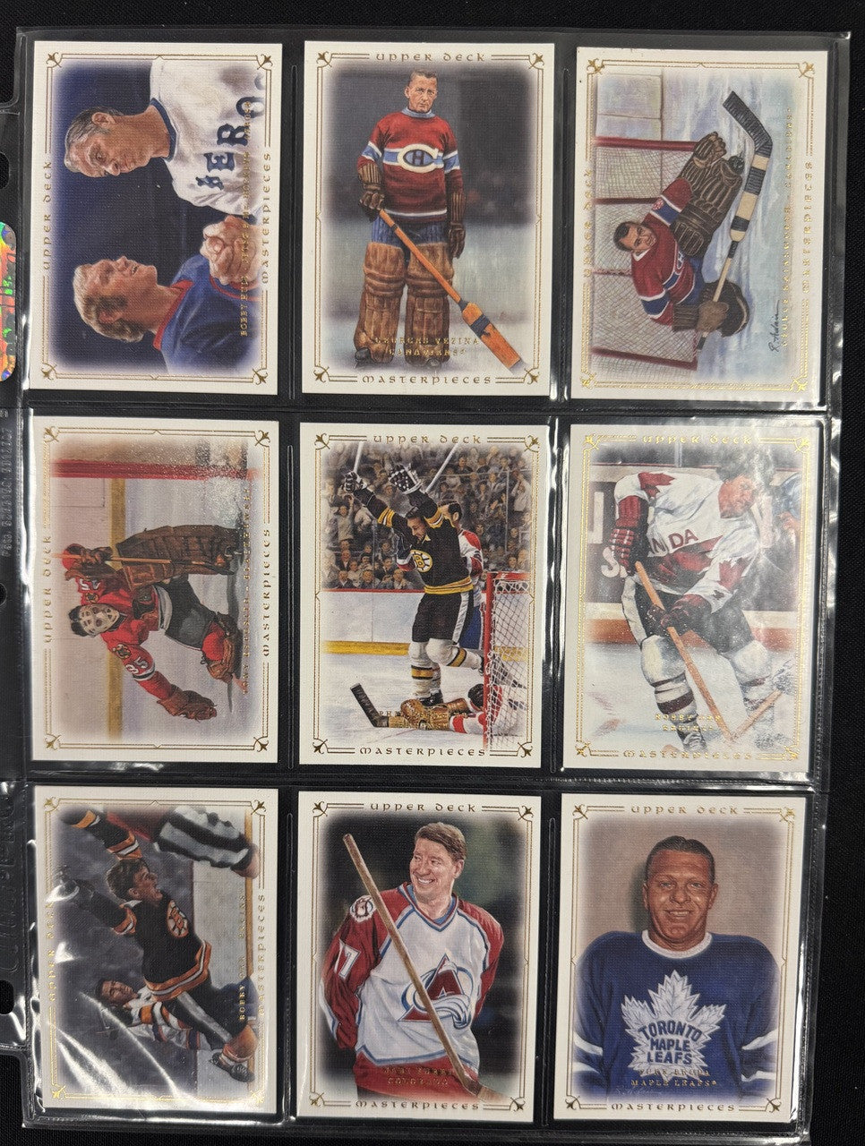 2008/09 Upper Deck Masterpieces Hockey Complete Set (87) NM