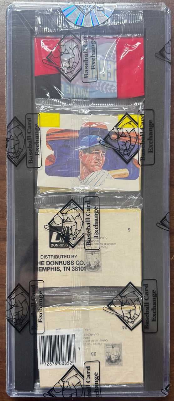 1985 Donruss Baseball Rack Pack Clemens Top BBCE Wrapped and Sealed