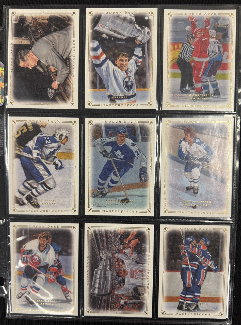 2008/09 Upper Deck Masterpieces Hockey Complete Set (87) NM