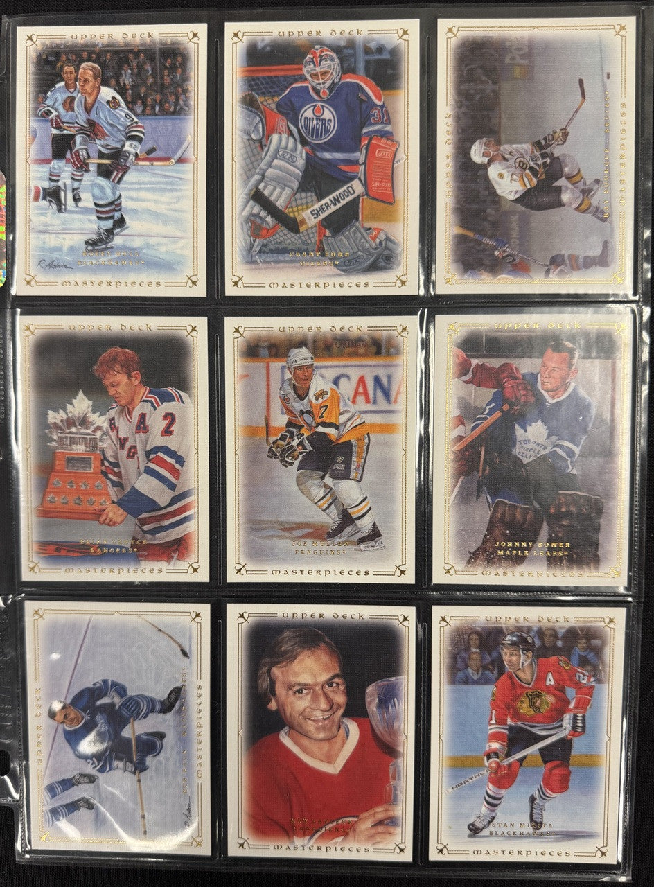 2008/09 Upper Deck Masterpieces Hockey Complete Set (87) NM
