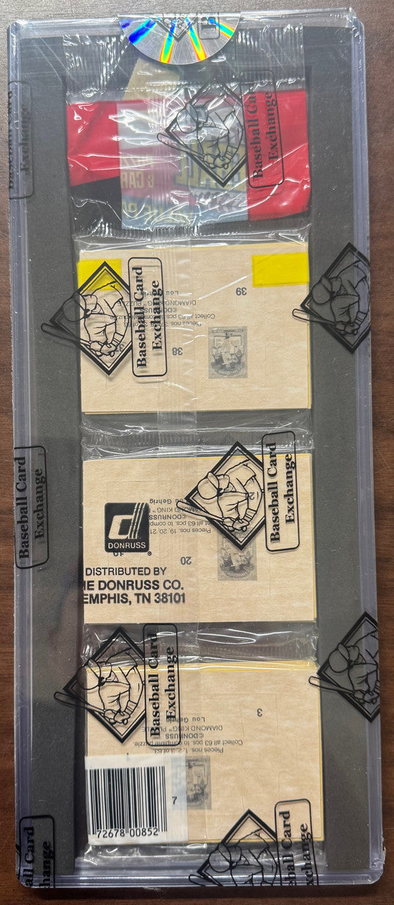 1985 Donruss Baseball Rack Pack Ryan Top BBCE Wrapped and Sealed