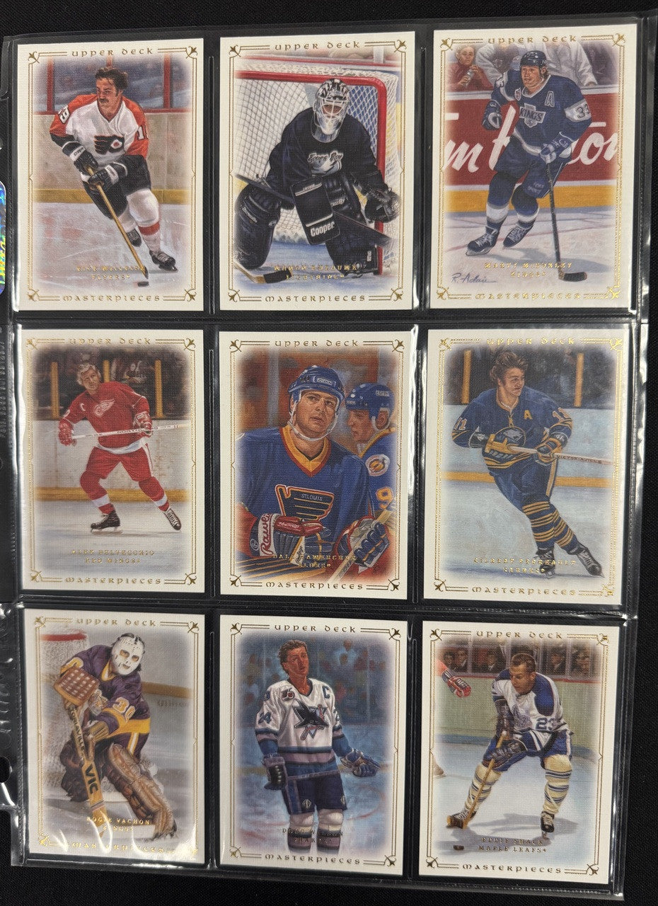 2008/09 Upper Deck Masterpieces Hockey Complete Set (87) NM
