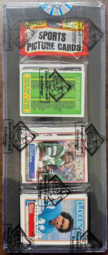 1983 Topps Football Rack Pack BBCE Wrapped and Sealed