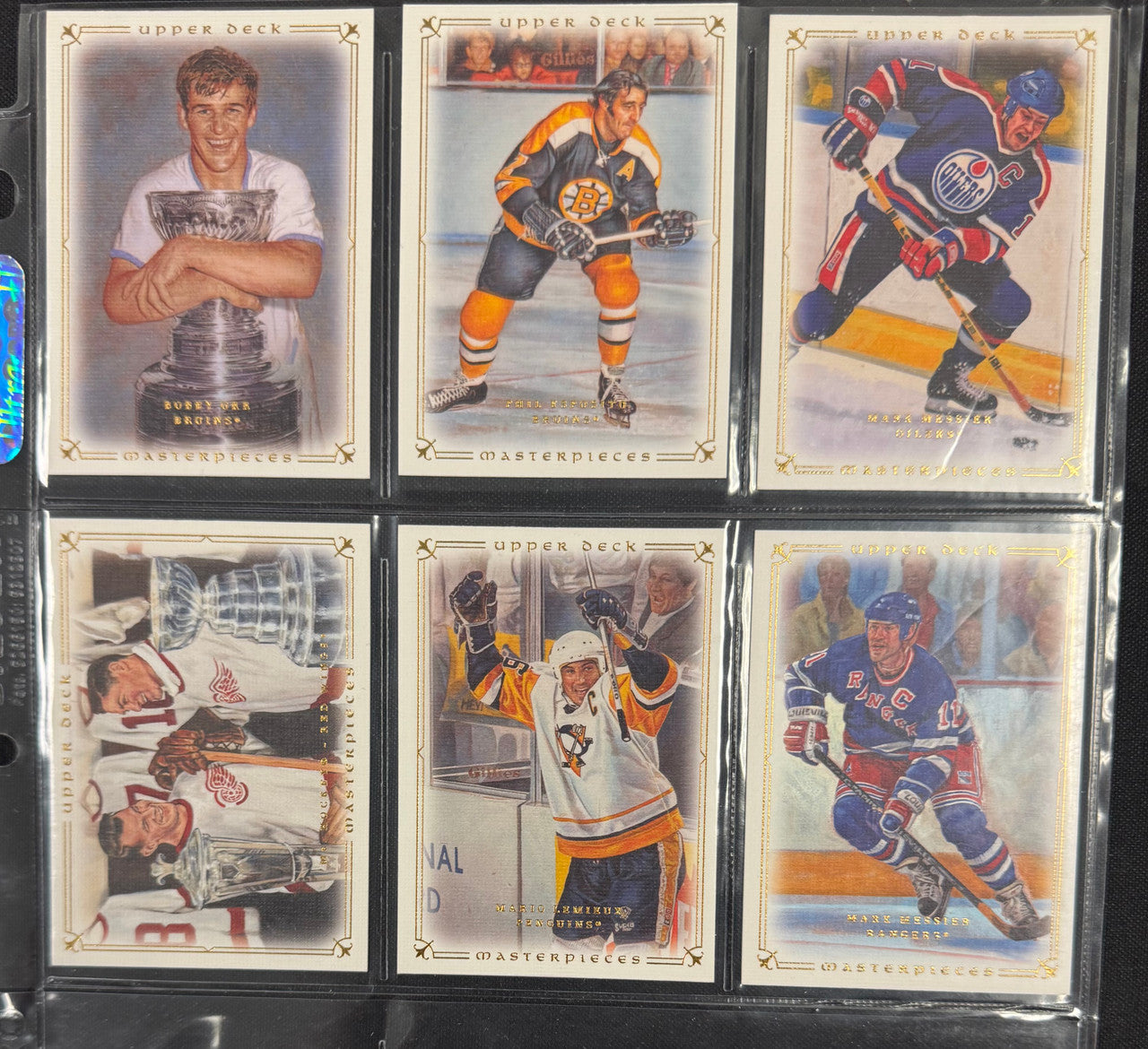 2008/09 Upper Deck Masterpieces Hockey Complete Set (87) NM