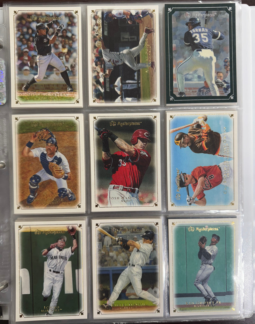 2008 Upper Deck Masterpieces Baseball Near Complete Set (119/120) + Parallels NM